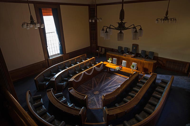 Council Chamber at Worthing Town Hall